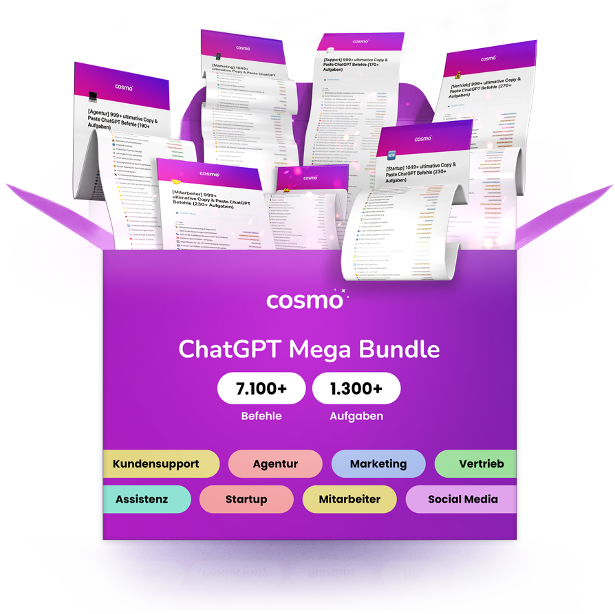 Cosmo Plus ChatGPT Homeoffice Bundle 🧑💻